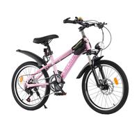 Bueuwe Kids Bike 20" / 24", Children Bicycle with Adjustable Seat & Handlebar, Suitable for Boys Girls Aged 6-13 Years Old,Pink,20inch