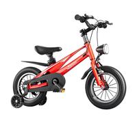 Bueuwe Kids Bike for Toddlers and Kids 3-7 Years Old with LED Headlight & Training Wheels,12 14 16 inch Kids Bicycle for Boys Girls,Kid Training Bike,Red,16in