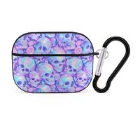 Buewutiry Compatible with Airpods Pro 2nd Generation Case Cover - Pink Blue Skull Daisy Case Compatible with Airpods Pro Case Cover, Cute Case Compatible with Airpods Pro 2 Case