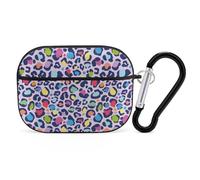 Buewutiry Compatible with Airpods Pro 2nd Generation Case Cover - Rainbow Leopard Spot Print Case Compatible with Airpods Pro Case Cover, Cute Case Compatible with Airpods Pro 2 Case