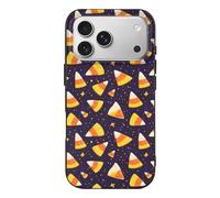 Buewutiry Compatible with iPhone 17 Pro Case Thin Rugged 6.3 Inch - TPU Cartoon Cute Corn Kernels Print Pattern Cover Compatible with iPhone 17 Pro Phone Case Protective Slim, Anti-Scratch Shockproof