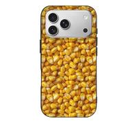 Buewutiry Compatible with iPhone 17 Pro Case Thin Rugged 6.3 Inch - TPU Corn Kernels Print Pattern Cover Compatible with iPhone 17 Pro Phone Case Protective Slim, Anti-Scratch Shockproof