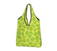 Buewutiry Large Tote Bag for Women - Lightweight Cute Limes Kelly Green Reusable Grocery Bags Foldable, Shopping Bags for Groceries, Cloth Bags Work Beach Travel with Handles