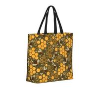 Buewutiry Large Tote Bag For Women - Reusable The Tote Bag With Zipper, Beach Bags For Women, Bees and Honeycombs Mom Bag For Mom Suitable For Hospital Beach Travel Shopping