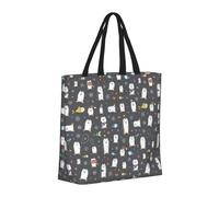 Buewutiry Large Tote Bag For Women - Reusable The Tote Bag With Zipper, Beach Bags For Women, Lovely penguin Mom Bag For Mom Suitable For Hospital Beach Travel Shopping