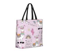 Buewutiry Large Tote Bag For Women - Reusable The Tote Bag With Zipper, Beach Bags For Women, No Drama Llama Mom Bag For Mom Suitable For Hospital Beach Travel Shopping