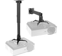 BuFan Projector Ceiling Mount, Universal Vaulted Bracket with Adjustable Extension Pole to 26.7" for LCD DLP Projector