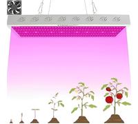 Bufccy 2000W LED Grow Light with Fan, 200 PCS LED [Energy Class A]-White