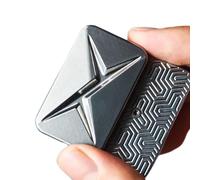 Bufccy Lightning Infinite Fidget Slider Metal Magnetic Haptic Fidget Hand Spinners Toys for Adults Anxiety/ADHD/Stress Relief (Silver Grey)