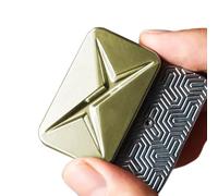 Bufccy Lightning Infinite Fidget Slider Metal Magnetic Haptic Fidget Toys for Adults Anxiety/ADHD/Stress Relief (Glod)