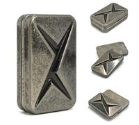 Bufccy Lightning Infinite Fidget Slider Metal Magnetic Haptic Fidget Toys for Adults Anxiety/ADHD/Stress Relief (Retro Color)