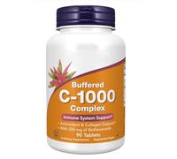 Bufered C-1K Complex, Antioxiidant & Collagen, Non-GMO, Dairy Free, 90 Vegan Tablets