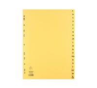 Buff A4 20-Part A-Z Index For A4 Ring Binders or Lever Arch Files WX26011