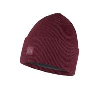 Buff Unisex Crossknit Beanie Mahogany One Size