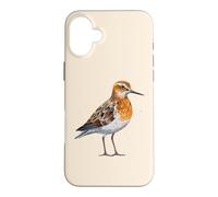 Buff-breasted Sandpiper Geometric Patten Art,Cute Bird Lover Case for iPhone 16 Plus