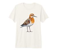 Buff-Breasted Sandpiper Geometric Patten Art,Cute Bird Lover Premium T-Shirt