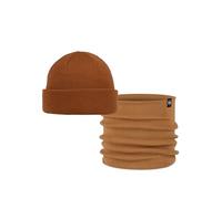 BUFF® Bundle of BUFF® Street Knitted Hat Lilon Fisherman Copper with Knitted Neckwear Lilon Peanut One size Adult