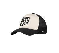 Buff®| Cap Trucker Adjustable, Comfortable, Breathable, Modern, Outdoor, Boys, Girls, One Size Black and White