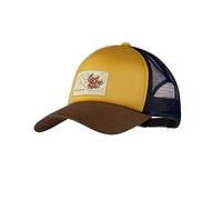 Buff®| Cap Trucker Adjustable, Comfortable, Breathable, Modern, Outdoor, Men, Women L/XL Brown and Yellow