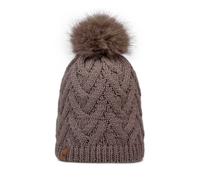 BUFF | Caryn Knitted Beanie & Fleece Band | Cable Knit Beanie | Cobblestone One Size