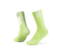 Buff Coolnet Crew Running Socks Unisex - green, Size 42-44