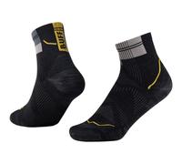 BUFF Coolnet® Quarter Sock - Mixte - Yellow / Black / Grey - size 7.5-10- model 2026 7.5-10