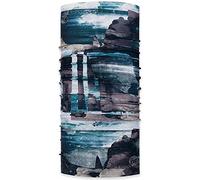 BUFF Coolnet Uv+ Harq Stone Blue - Sports headband - Grey/White/Blue - taille Unique