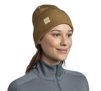 Buff CrossKnit Beanie in Solid Gingko