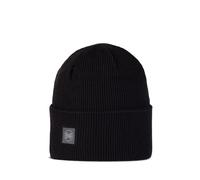 Buff Crossknit Beanie Solid Black Unisex Adult