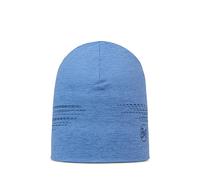 BUFF®| DryFlx® Beanie Hat Man Woman Adult, Quick Drying, Stretch, Reflective, Shiny, Night, Visibility, Running, Moisture Wicking, One Size, Blue