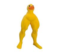 Buff Duck Statue | Muscular Legs Duck - Cute Funny Creative Desktop Craft Ornament Duck Sculpture For Car, Desk, Bookshelf