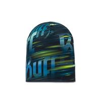 Buff| EcoStretch Beanie Hat Man Woman Adult, High Stretch, Recycled Materials, Comfortable, Sun Protection, Seamless, Multifunctional, One Size, Dark Blue