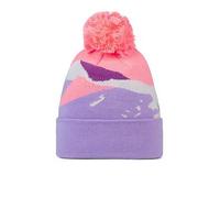 Buff Girls Knitted Beanie Hat, Purple Purple