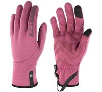 Buff| Gloves Tech Fleece Lightweight, Wide, Cold climates, Sport, Wind blocking, Comfort Man Women L Pink