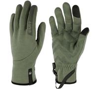 Buff| Gloves Tech Fleece Lightweight, Wide, Cold climates, Sport, Wind blocking, Comfort Man Women M Bright Green