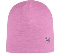Buff| Hat LW Merino Wool Reversible Merino Wool, Hiking, Outdoor, Ecological, Temperature Regulation, Breathable Kids One Size Fluor Fuchsia