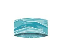 BUFF| Headband Ecostretch High Stretch, Recycled Materials, Comfortable, Sun protection, Seamless, Multifunctional Kids One Size Aqua Haze