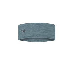 BUFF®| Headband LW Merino Wool Headband Man Women Adult Temperature Regulating, 100% Merino Wool, Open Air, Sustainable, Lightweight, Comfort, One size, Blue