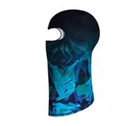 Buff High Mountain Polar Patterned Balaclava - Blue, One Size