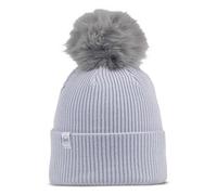 BUFF | Kesha Knitted Beanie | Sustainable Pom-Pom Hat | Crystal Grey One Size
