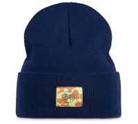 Buff - Kid's Knitted Beanie Bery - Beanie size One Size, blue