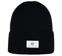 Buff Knitted Beanie Drisk Hat - Black