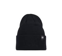 Buff Knitted Beanie Black One Size