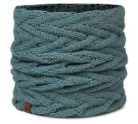 Buff - Knitted & Fleece Neckwarmer Caryn - Scarf size One Size, blue/turquoise