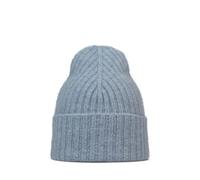 Buff Knitted Beanie Nilah - Cosy Winter Hat, Thermal Insulation - Lake Blue One Size