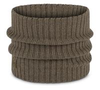 Buff - Knitted Neckwarmer Comfort Norval - Tube scarf size One Size, brown