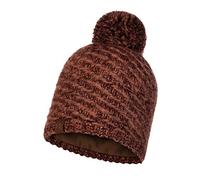Buff Knitted & Polar Hat, Agna Rusty, Rusty, One Size