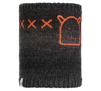 Buff Kids Monster Jolly Jnr Knitted Neckwarmer - Black, One Size