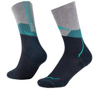 Buff- Socks LW Merino Wool Crew Lightweight, Hiking, Natural Resistance, Comfort, Cushioning, S, Blue