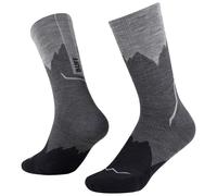 Buff Lightweight Merino Wool Crew Walking Hiking Trekking Sock - Black